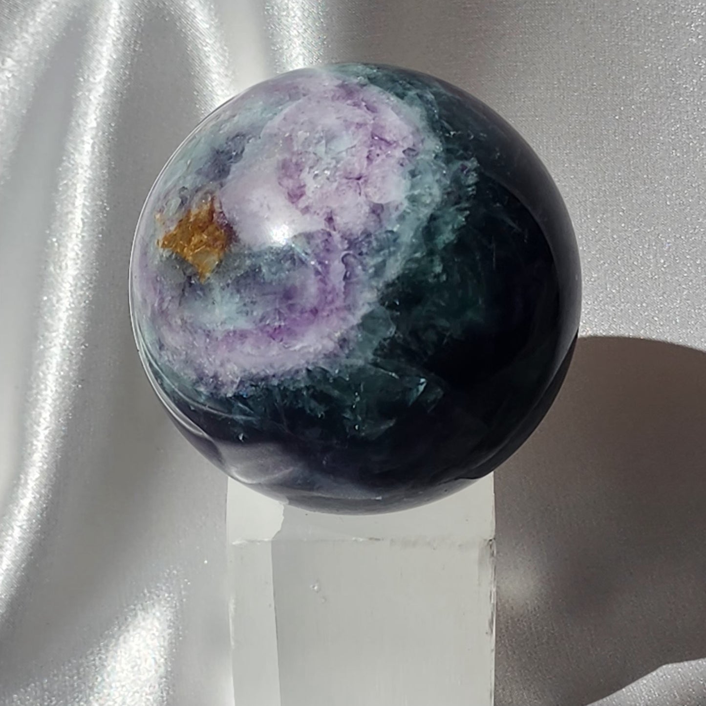 Rainbow Fluorite Spheres