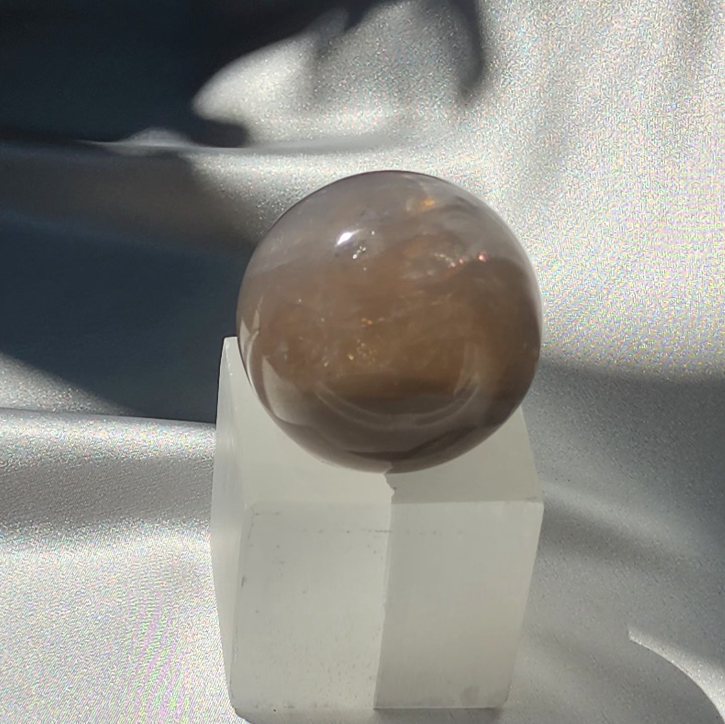 Blue & Black Rose Quartz Spheres