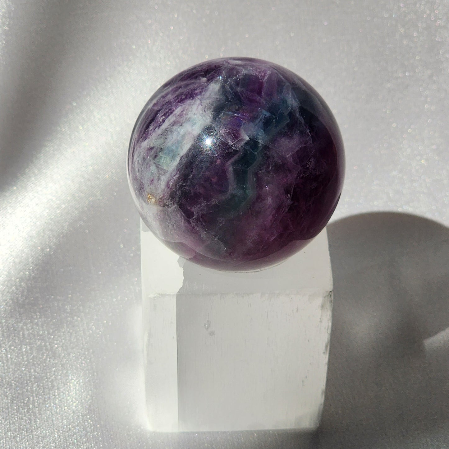 Rainbow Fluorite Spheres