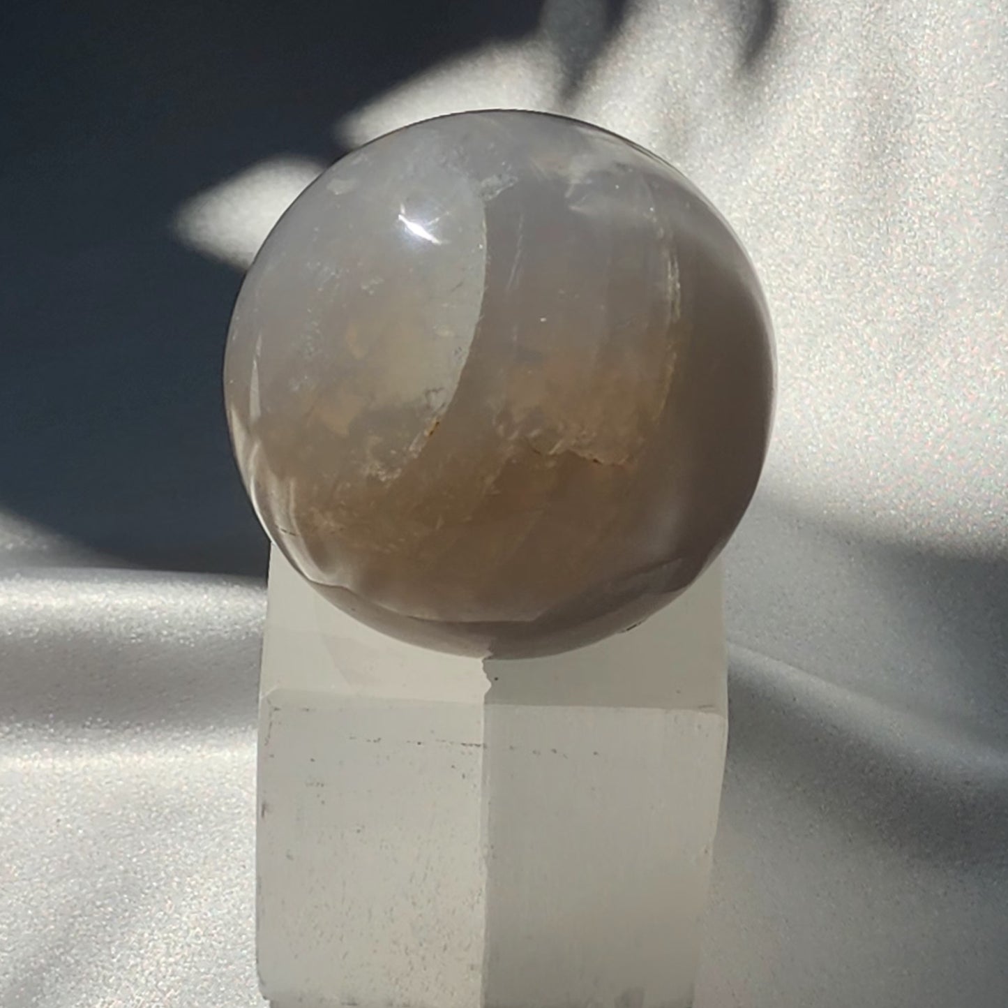 Blue & Black Rose Quartz Spheres