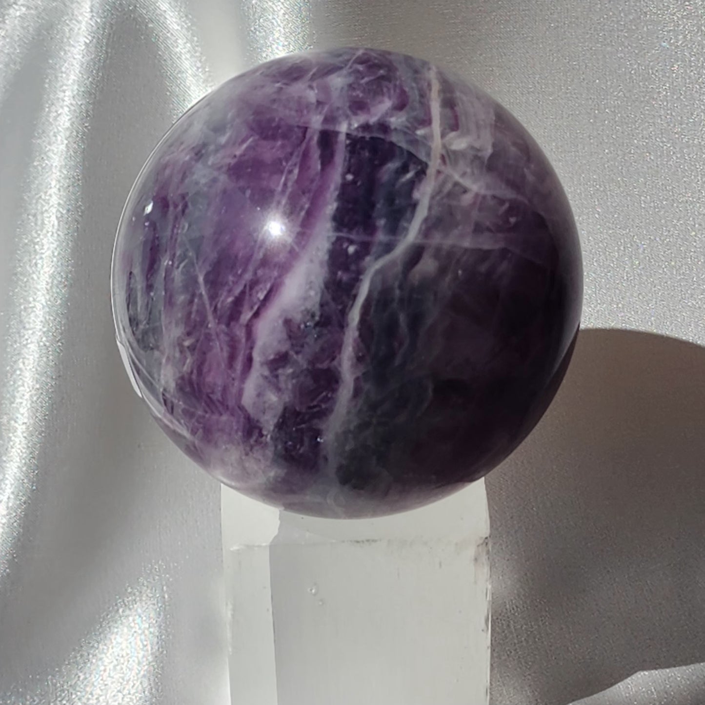 Rainbow Fluorite Spheres