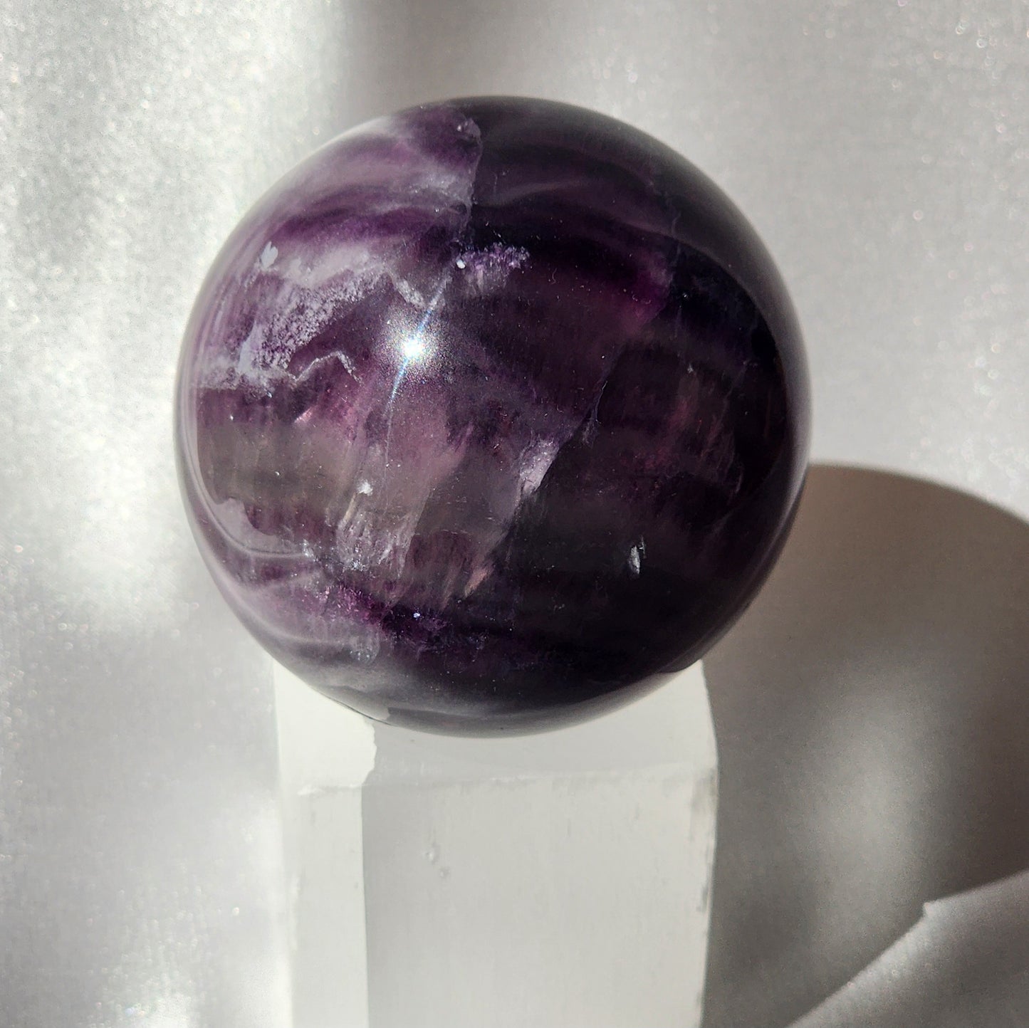 Rainbow Fluorite Spheres