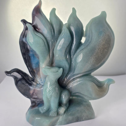 Trolleite 9 Tail Fox Carving
