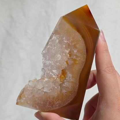 Druzy Agate Tower