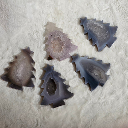 Druzy Agate Carvings