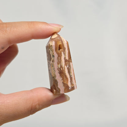 Chocolate Rhodochrosite Towers