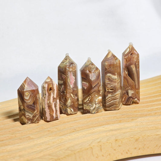 Chocolate Rhodochrosite Towers