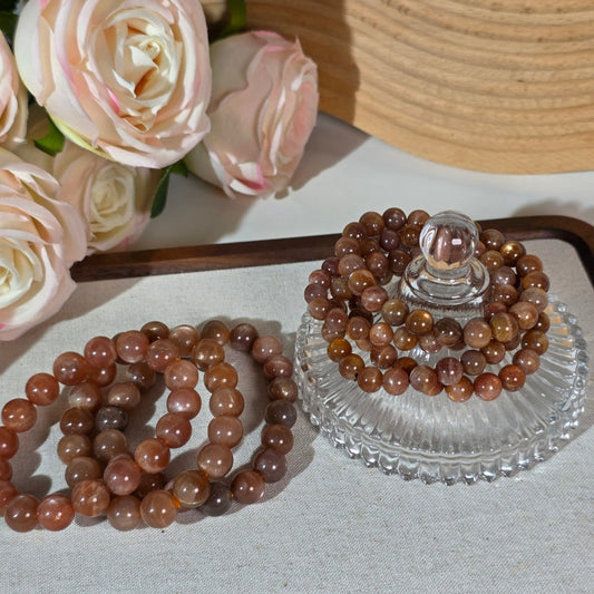 Peach Moonstone Bracelets