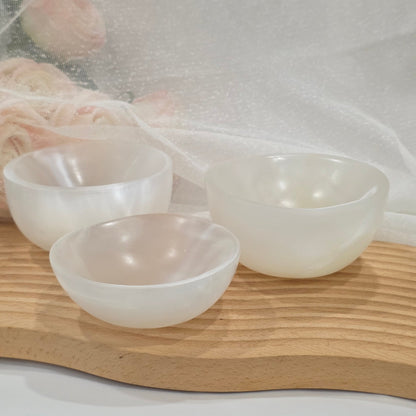 Selenite Bowls & Plates