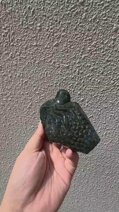 Labradorite Sea Creatures Carving