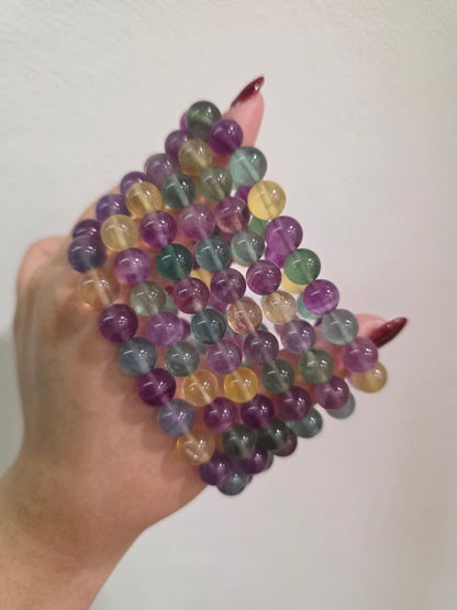 Colourful Fluorite Bracelets
